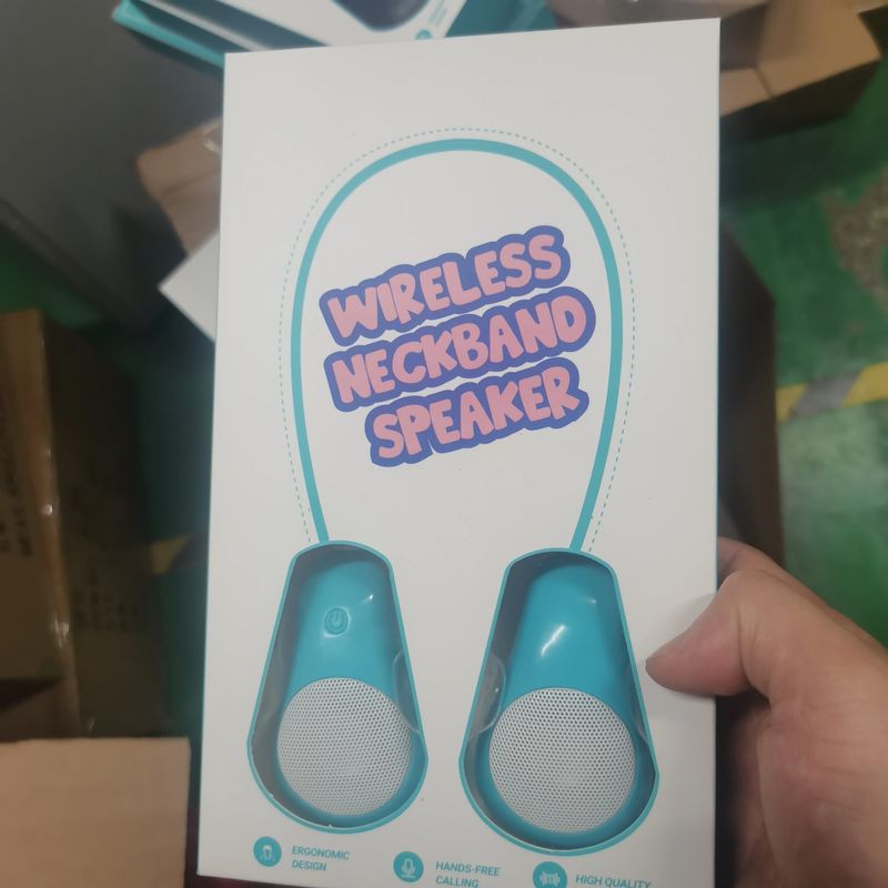 Rockmia neck speaker EBS-907 Mini Wearable Wireless Stereo Speaker Bluetooth 5.0 Free Hands & Ears U Sharp Music Player_voghion.com