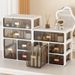 【 1589 People Collection 】 Cosmetics Storage Desktop Drawer Style Dust-proof Skincare Product Dressing Table Box, Large_voghion.com