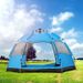 Outdoor 3-5 Fully Automatic Two Door Hexagonal Tent 5-8 People Rainproof Double Layered Thick Outdoor Camping_voghion.com