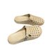 Style Closed-Toe Half Slippers For Women, Spring/Summer New Versatile Flat Lazy Shoes, Slip-On Fisherman Shoes_voghion.com