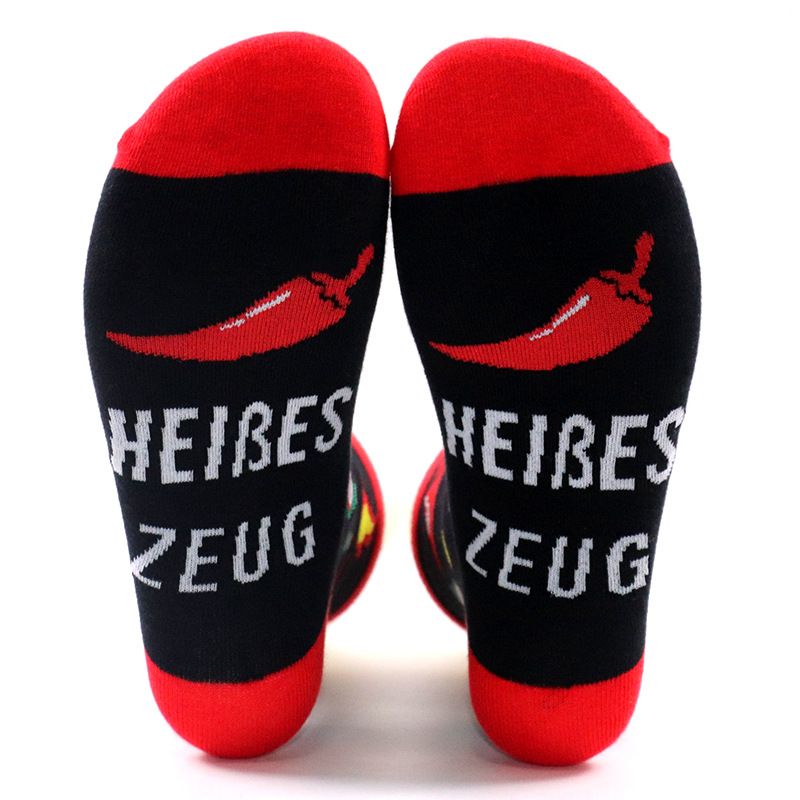 Gestrickte, lässige, kreative Baumwollsocken, explosive, hohe Socken_voghion.com