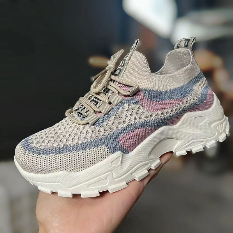 Laafschuhe fir Dammen aus Mesh, Low Top, Sneakers fir Dammen_voghion.com