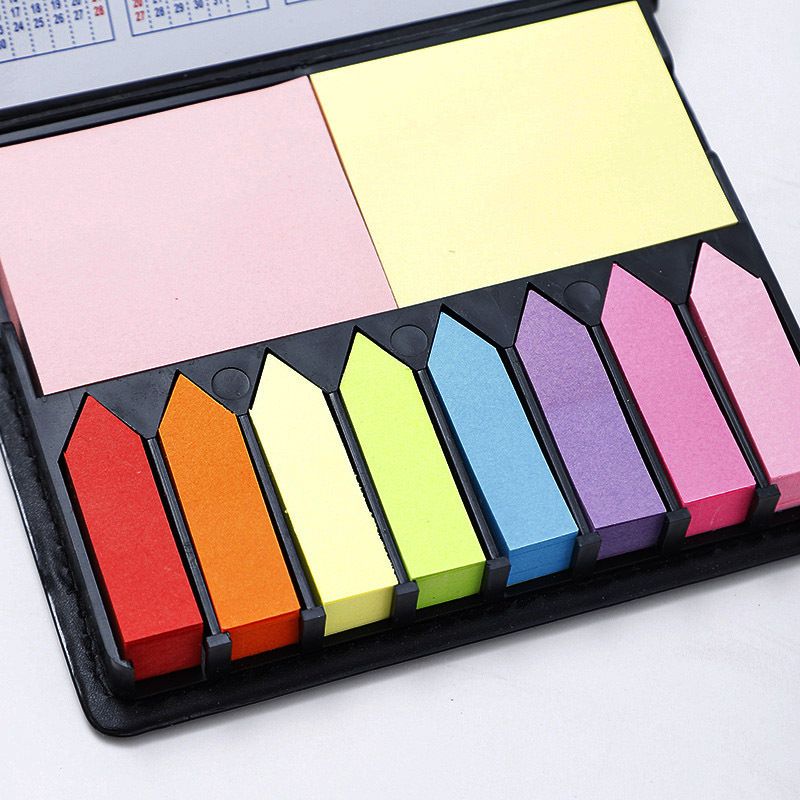 Notizhalter aus hochwertigem PU-Leder mit individuellem Logo – eleganter Schreibtisch-Organizer fürs Büro und als Geschenk_voghion.com