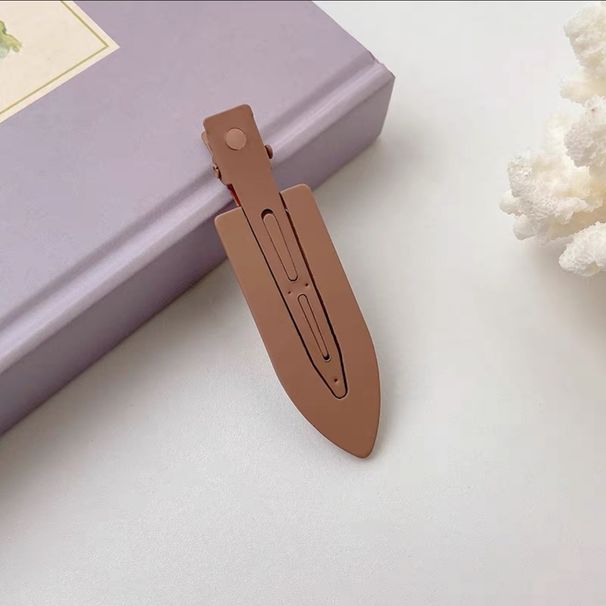 2 komplekti kreemjas meigitüdruku südamekommi värvi õmblusteta juuksetuka klambrid, küljeklambrid_voghion.com