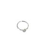 Anello da donna in argento sterling coreano Weekend, design di nicchia Ins, regolabile, aperto, con indice, per donna_voghion.com