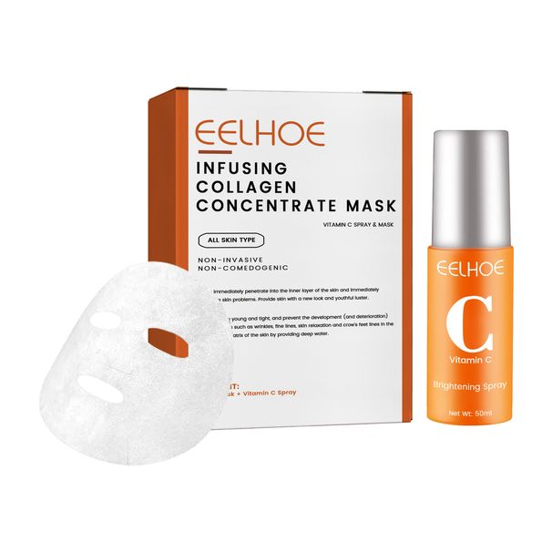 EELHOE Collagen Anti-spray til at fjerne mørke, lysne op, fastgøre huden, anti-aging og fugtgivende ansigtsmaske_voghion.com