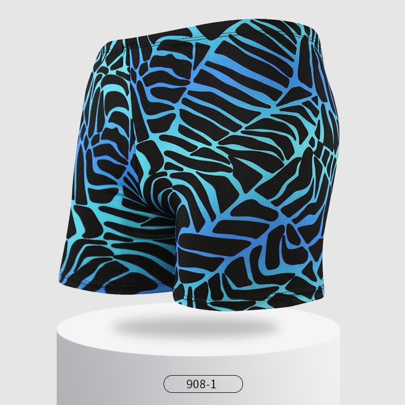 【Must Buy】Men's Swim Plus Size Loose Anti-Embarrassment Adult Hot Spring Pants Boxer Swimming Trunks_voghion.com