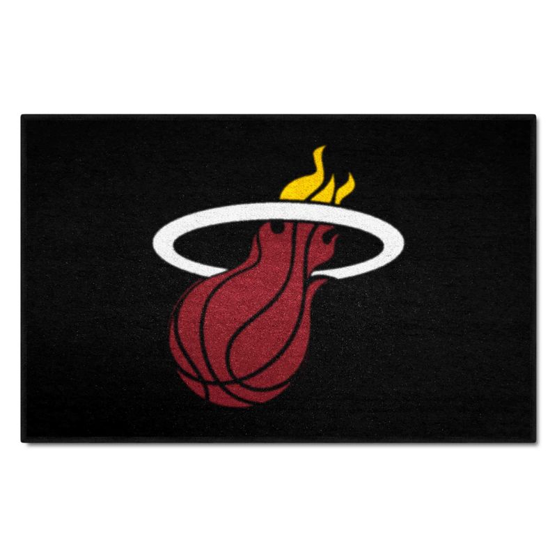  - Miami Heat Starter Rug 19" x 30"_voghion.com