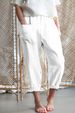 Nuovi pantaloni casual da donna in cotone e lino con tasche larghe_voghion.com