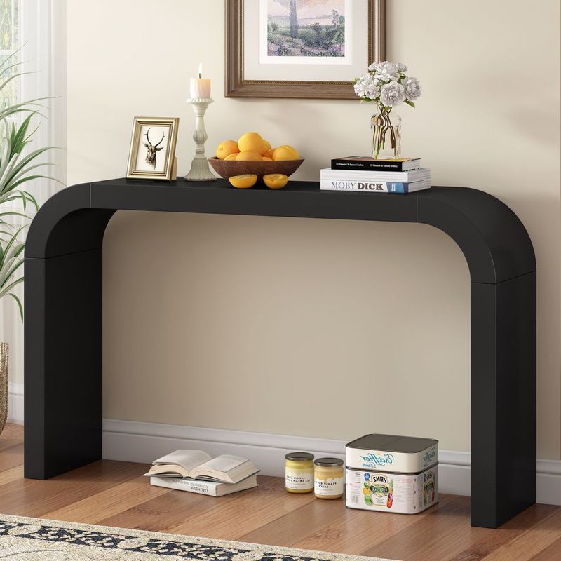 Mirod Modern Minimalist Console Table,Elegant And Versatile Design,Perfect For Living Room, Hallway, And Bedroom,Sturdy And Stable Frame_voghion.com