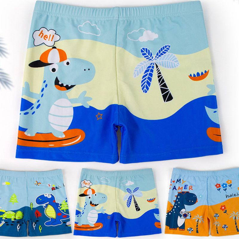 Kinder-Schwimmboxer, Cartoon-Design, klein, mittel, groß, Kinder, Übergröße, schnelltrocknend, bequem, atmungsaktiv, Badehose für Studenten_voghion.com