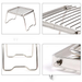 Outdoor Stainless Steel Burner Stand, Portable Folding Barbecue Rack New Model_voghion.com