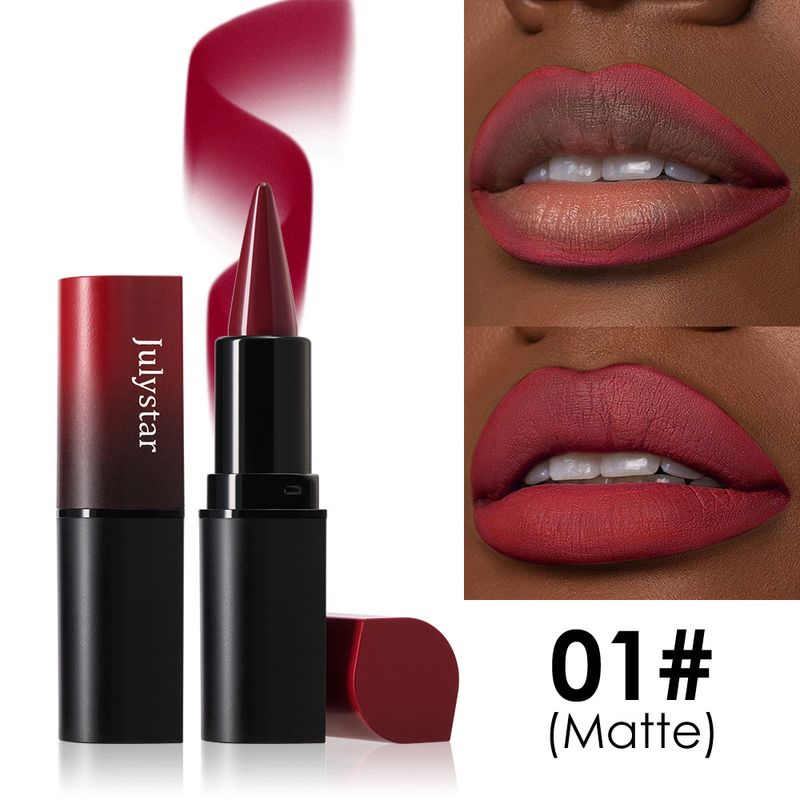 Rossetto Nuovo Rossetto Opaco Facile da Colorare Trucco 8 Colori Naturale Lunga Durata Rossetto Perlescente Penna_voghion.com