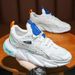 Männer Casual Plattform Laufschuhe 2024 Neue Sommer Mode Mesh Bathable Sneakers Training Schuhe für Männer Zapatillas De_voghion.com