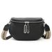 Fashion Saddle Bag Women's Bag New Genuine Leather Crossbody Bag Double Zipper Head Layer Cowhide Small Bag Shoulder Bag_voghion.com