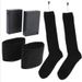 Unisex winter outdoor electric heating socks battery box heating warm socks sole heating foot warmer black_voghion.com