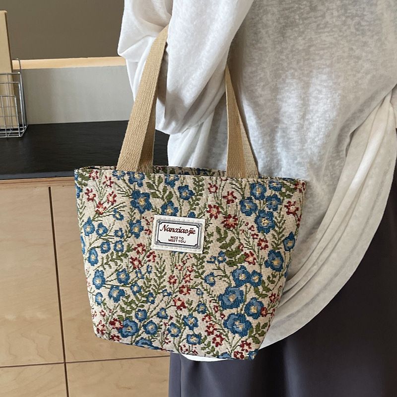 Damenhandtasche, große Kapazität, Canvas-Tasche, modische einzelne Schultertasche_voghion.com