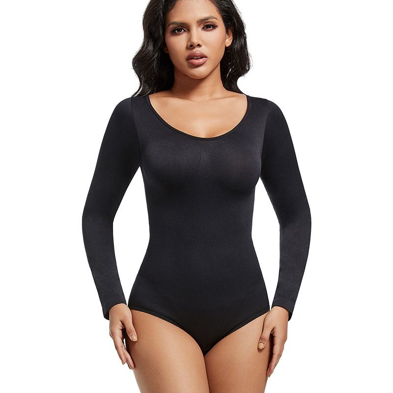 Nahtloser Shapewear-Bodysuit für Damen – Bauchkontrolle, Po-Lifting und Brustunterstützung – Schlankmachende Unterwäsche mit hoher Taille für ganztägigen Komfort_voghion.com