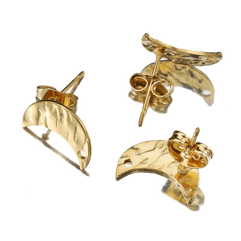 10 pièces, boucles d'oreilles œillets en acier inoxydable_voghion.com