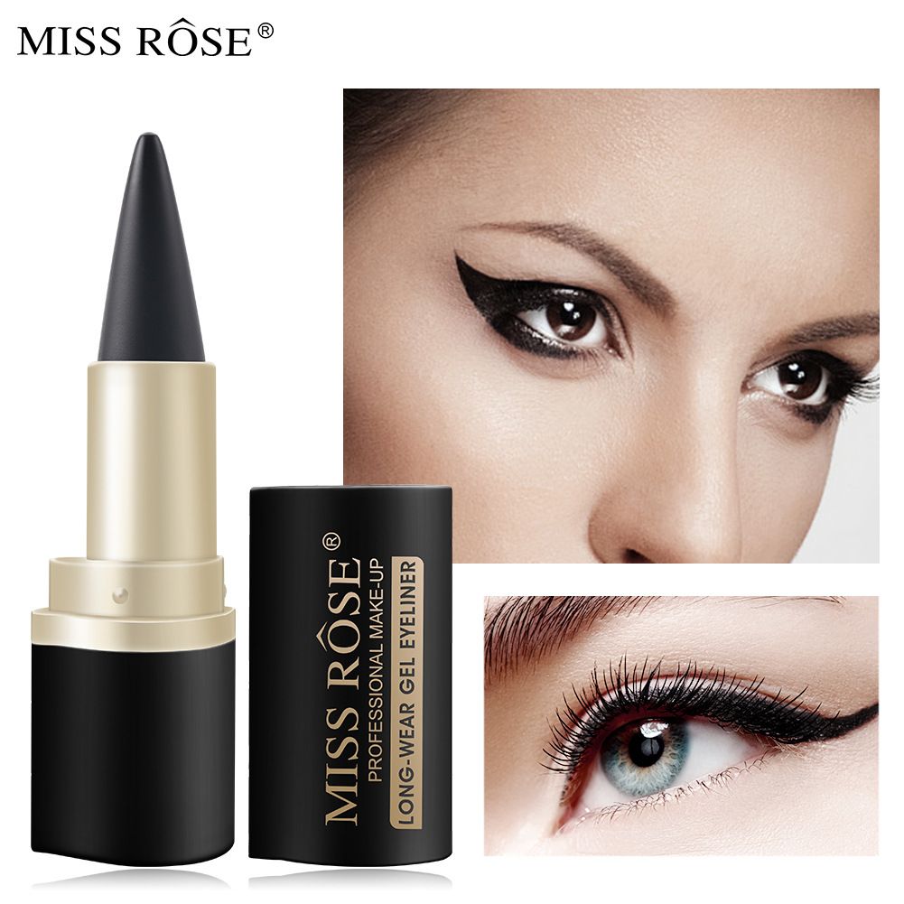 MISSROSE Makeup Mat Vandfast Ikke Let At Tvære Ud Sort Enkelt Hoved Solid Eyeliner Kvindelig Eyeliner_voghion.com