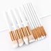 Set di 10 pennelli da trucco professionali grandi di alta qualità, bianchi_voghion.com