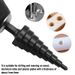 3-Piece Black Nitride HSS Step Drill Bit Set (3-12mm/4-12mm/4-20mm) – Multi-Size Woodworking & Metal Hole Saw For DIY & Professional Use_voghion.com