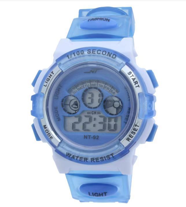 Δημοφιλές ηλεκτρονικό ρολόι ανδρών μαύρο αντι-πτωτικό αθλητικό ρολόι τάσης ψηφιακής οθόνης φοιτητικό ρολόι_voghion.com