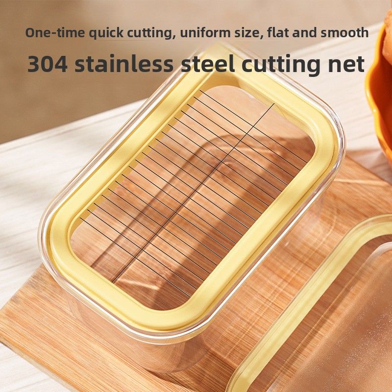 Cross-Border Sealed Cutter Food Grade Fresh Cheese Storage Refrigerated Organizer Butter Box_voghion.com