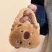Cute Plush Bag Cartoon Brown Suitable For IPhone Card Capybara Bala Storage Earphone Protective Case Coin Purse_voghion.com