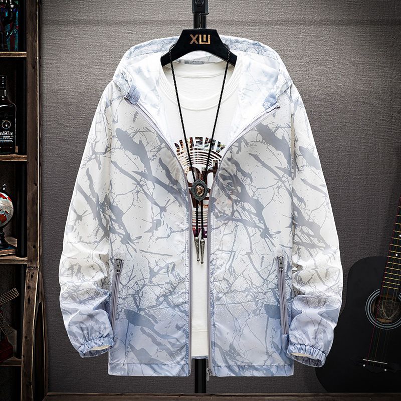 Men's Clothing  ice silk sun protection clothing women's sports windbreaker thin jacket elastic breathable mountaineering skin clothing men_voghion.com