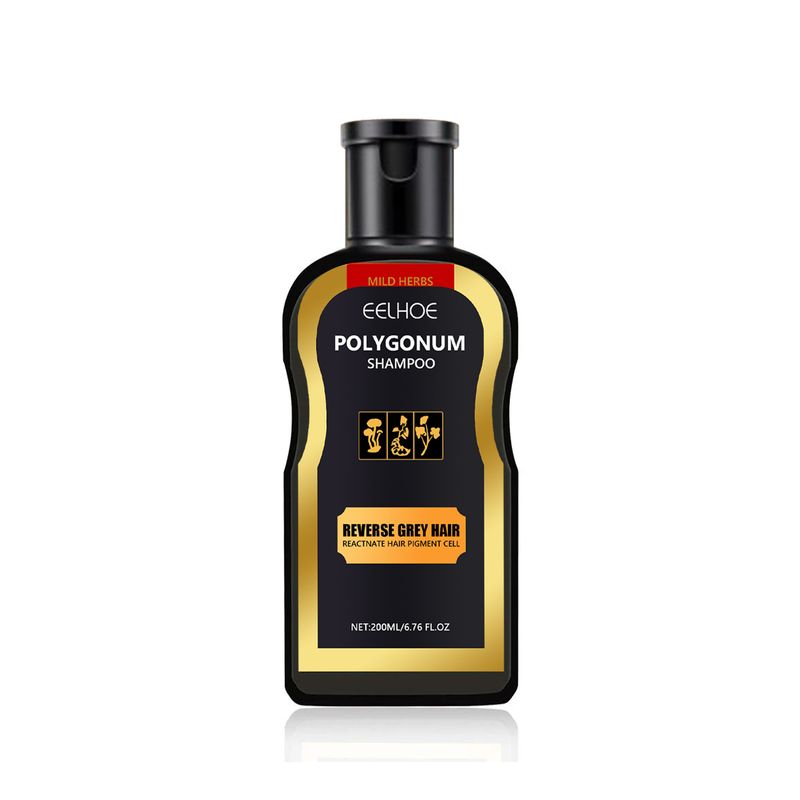 EELHOE Polygonum multiflorum Black Hair Care Champú suave limpiador y nutritivo_voghion.com