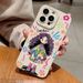 Cute Cartoon Little Girl Printed Silicone Case For Samsung Galaxy S25 Ultra S24 Plus S23 S22 S21 S20 FE A55 A54 A15 A35 Cover_voghion.com