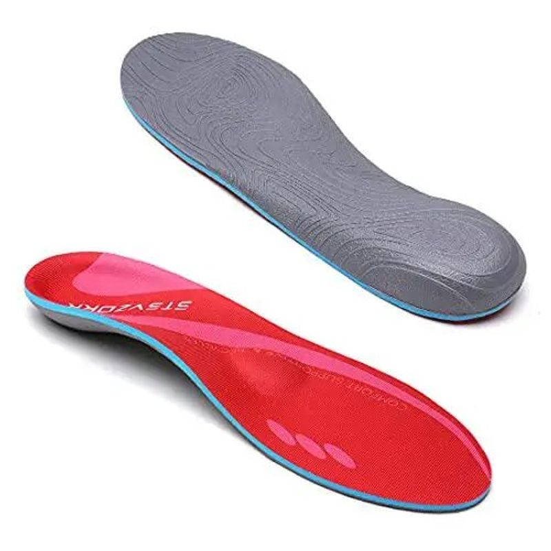 Plantar Fasciitis Orthotics Papēžu sāpes Lokas atbalsts Ortopēdiskas plakanas pēdu zolītes kājām Sieviešu sporta apavi_voghion.com