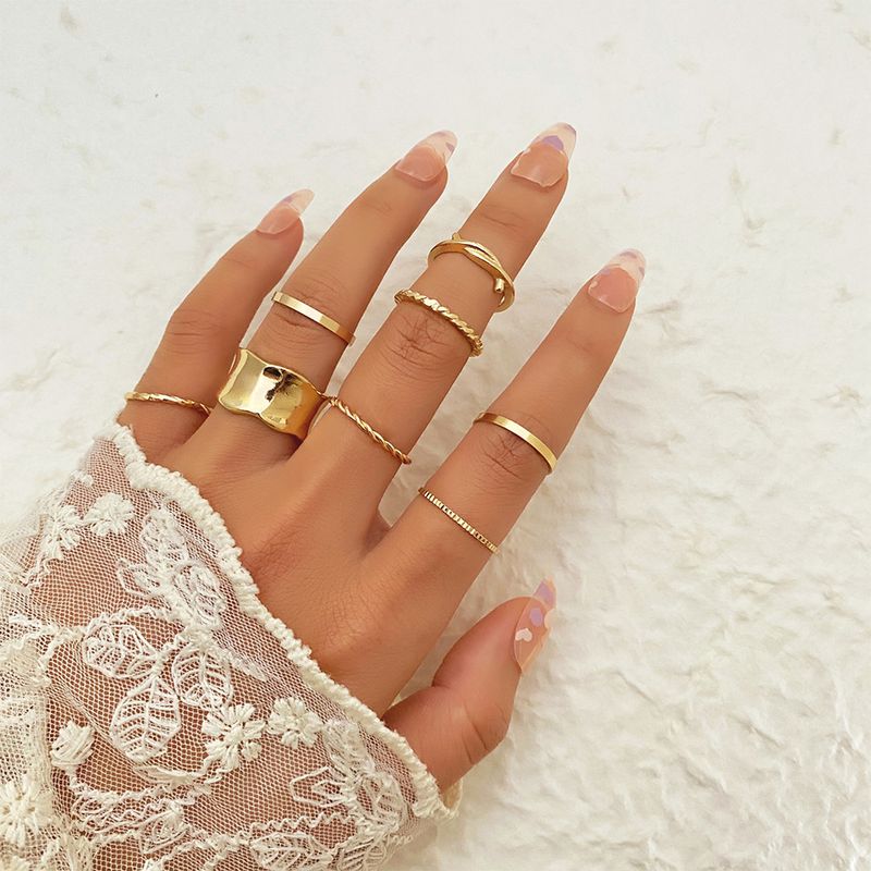 New Butterfly Adjustable Multi-Joint Set 22 Pieces Heart Ring For Women Unique Design_voghion.com