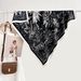 Elegant Spring And Fall Niche Botanical Floral Print Square Scarf, Trendy And Fashionable, High-end Feeling, Good Sun Protection_voghion.com
