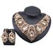 Set di gioielli di moda con strass di cristallo a goccia, girocollo, collana, orecchini, regali per feste di nozze_voghion.com