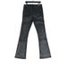 Wax Pants, Long Pants, Purely Hand-brushed Wax-coated Wax-faced Flared High-elastic Jeans, Dark Wind_voghion.com