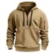 Modischer Herren-Freizeitsport-Pullover mit mehreren Reißverschlüssen, modischer und trendiger Fleece-Hoodie_voghion.com