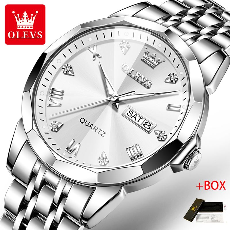 OLEVS Business Watch for Men Warterproof Sports Mens Watch Top Brand Luxury Clock Male Quartz Wristwatch Relogio Masculino_voghion.com