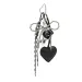 Ins Smooth Leather Pearl Y2k Long Tassel 3D Bow Keychain Korean Style Charm Bag Wallet Decoration School Y250418_voghion.com
