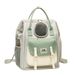Carrier Outdoor Portable Large Capacity Double Shoulder Transparent Space Capsule Canvas Backpack Pet Breathable Dog Cat_voghion.com