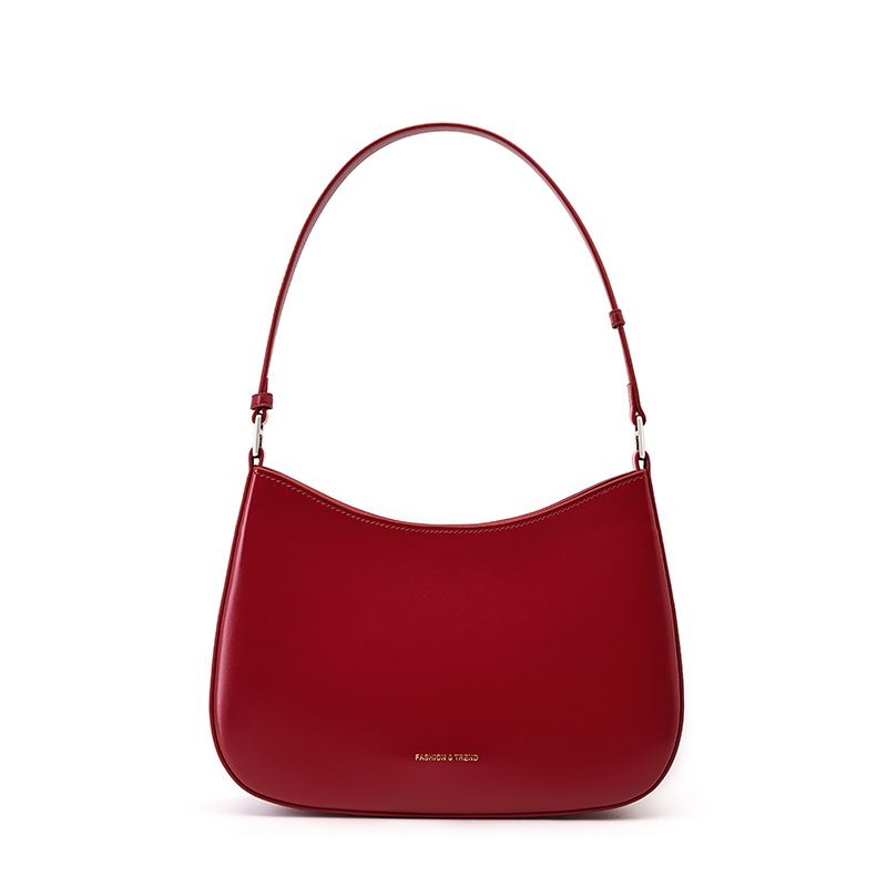 High-end Niche Design Baguette Bag Genuine Leather Women's Bag New Fashion Armpit Bag Shoulder Bag Women's Tote Bag_voghion.com