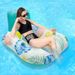 Premium Inflatable Lounge Chair - Heavy-Duty Square Pool Float With Backrest (Eco-Friendly PVC 180cm Non-Slip For Adults Beach/Lake Use)_voghion.com