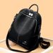 Backpack Women Large Capacity Soft Leather Fashion Casual Ladies Outdoor Business Commuter Travel Backpack_voghion.com