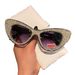 2025 Big Cat Eye Bling Diamond Sunglasses European And American Trendy Party Stage Luxury Large Frame Sunglasses Cross Border_voghion.com
