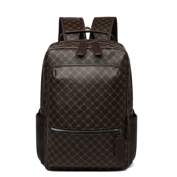 Herrentaschen Herren-Rucksack im neuen Stil, einfach, modisch, große Kapazität, Computertasche, beliebter Reiserucksack mit Druck_voghion.com