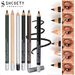 SHCOETY Wooden Eyebrow & Eyeliner Pencil - 2-in-1 For Eyebrows, Eyeliner & Waterline - Waterproof, Smudge-Proof & Long-Lasting_voghion.com