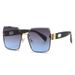 New generous frame Sunglasses Fashion frameless women's sunglasses Trend Versatile sun visors M591_voghion.com