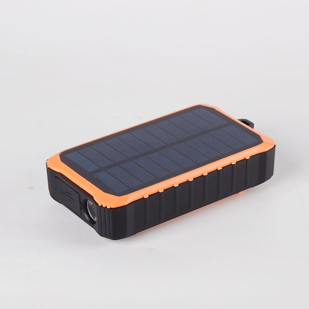 SUNEVER Power Bank solare e a manovella da 12000 mAh - Caricabatterie di emergenza portatile per esterni, campeggio, escursionismo_voghion.com