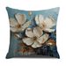 Vintage tredimensionelt oliemaleri Blomsterpudebetræk Stue Soveværelse Sofa Dekorativt pudebetræk_voghion.com